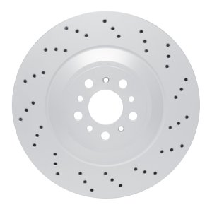 BMW M3 Brake Rotor (1) - Right Rear - R1 Concepts - GeoSPEC Coated - `21-`25